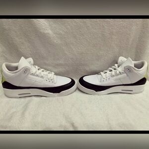 Size 9.5 - Jordan 3 Retro SP x Fragment Design Mid White